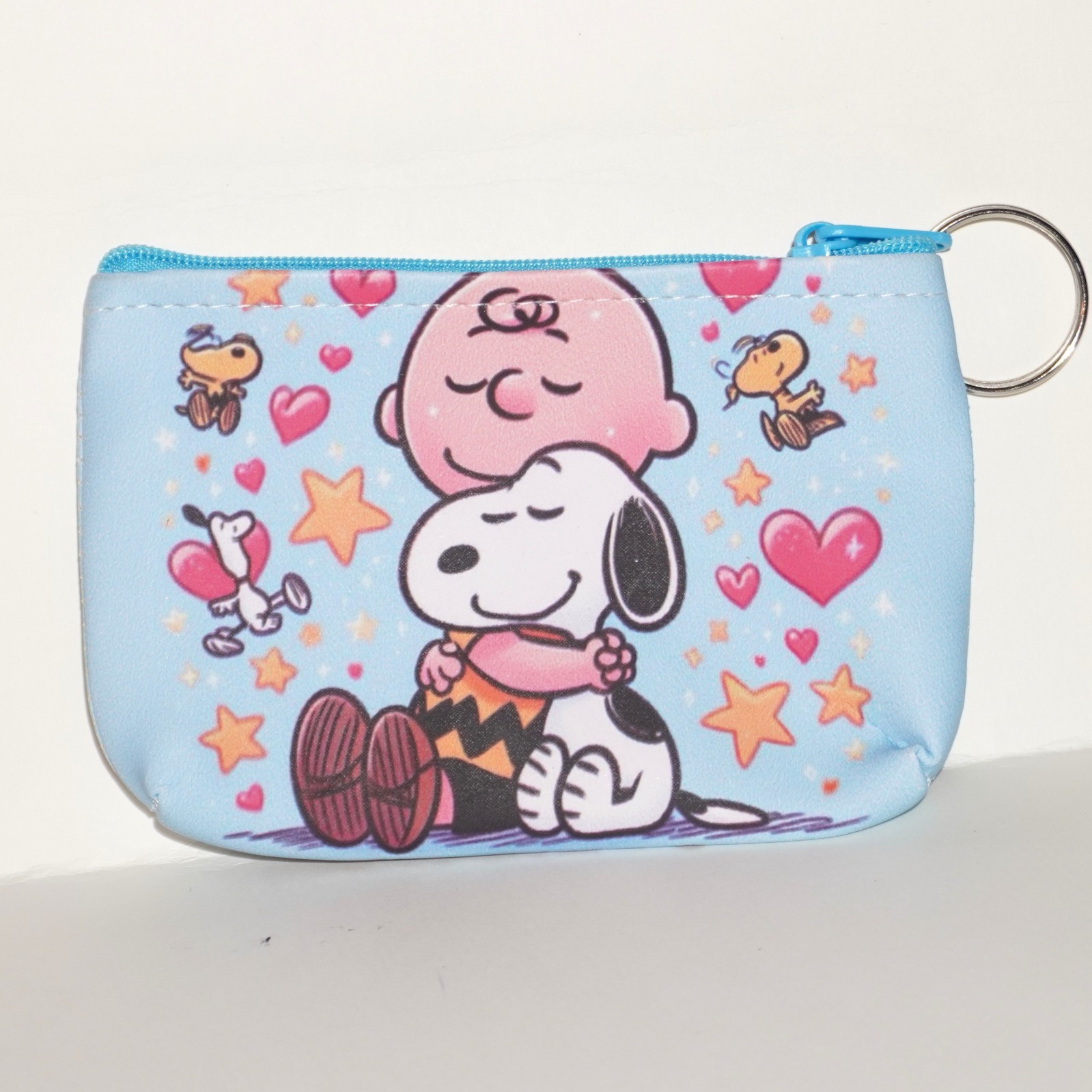 Coin Purse Pouches Colorful Fun Cartoon Kids Keychain Ring Kiss Clasp U Pick NEW