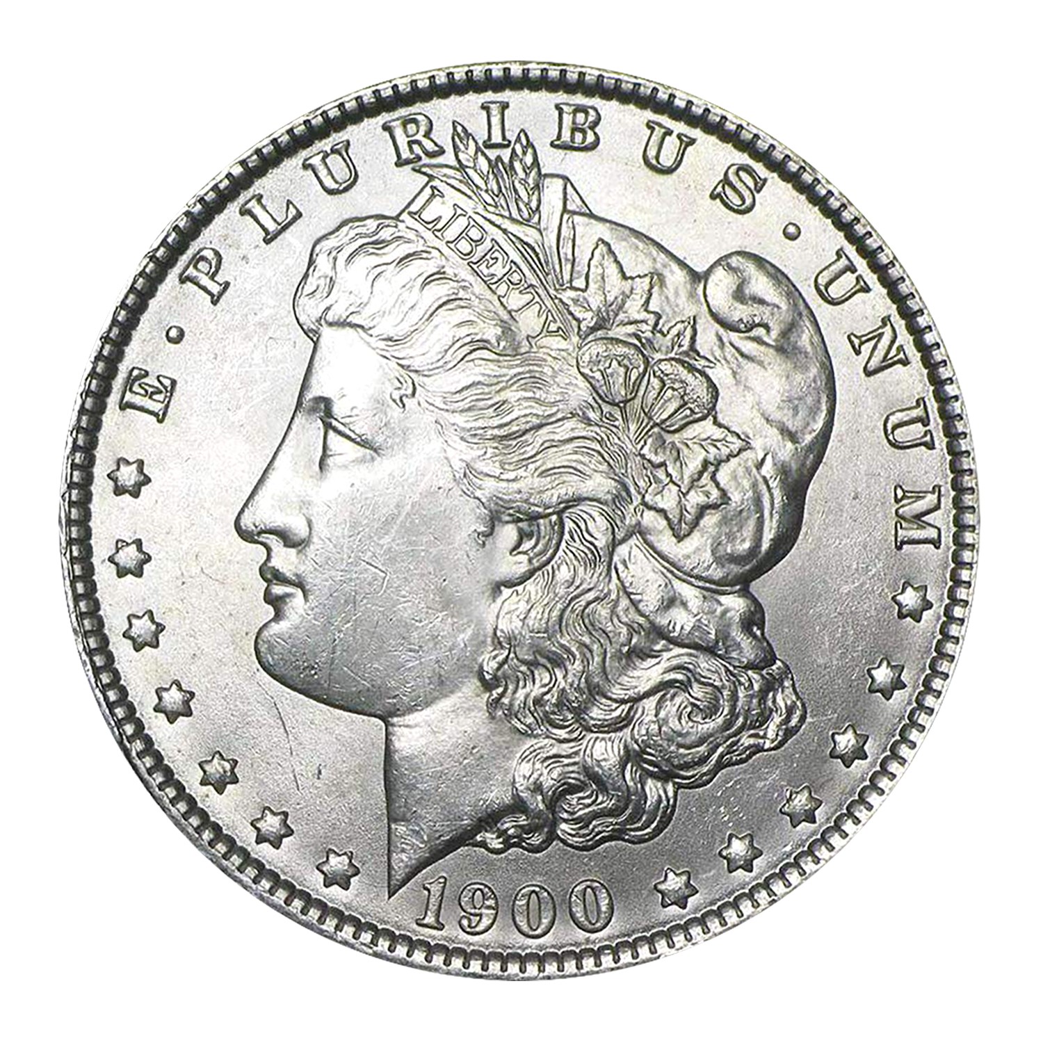 1900 O Morgan Silver Dollar $1 Brilliant Uncirculated BU 90% Silver