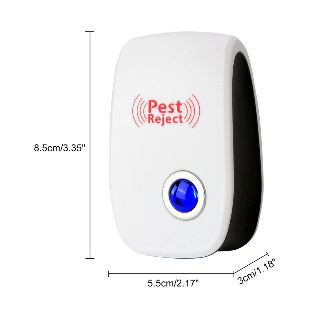 Electronic Ultrasonic Pest Reject Control E-Repeller Home Bug Rat Spider Roaches