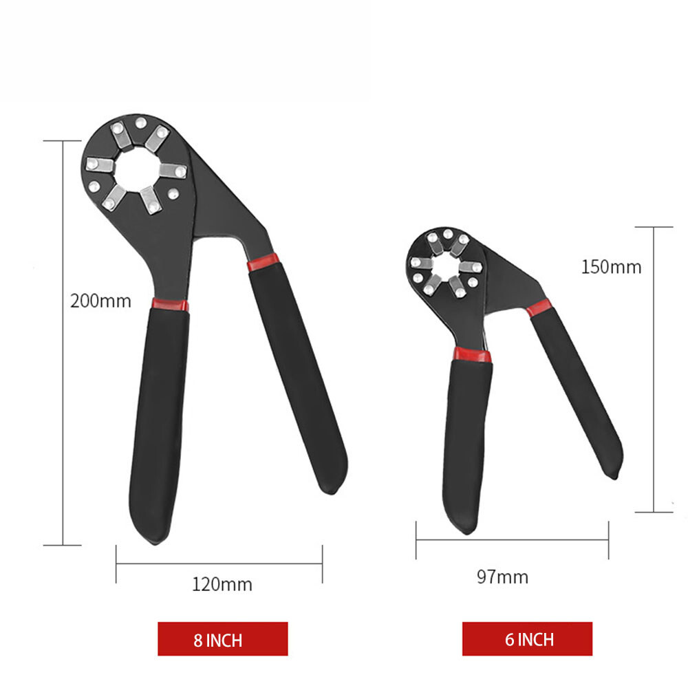 6" or 8" Universal Magic Wrench Multifunctional Bionic Adjustable Tool