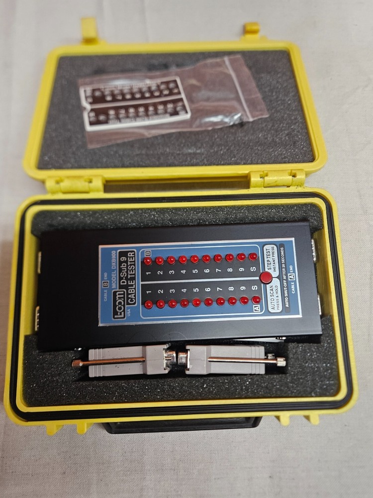 L-Com D-Sub 9 Cable Tester Model DXB900