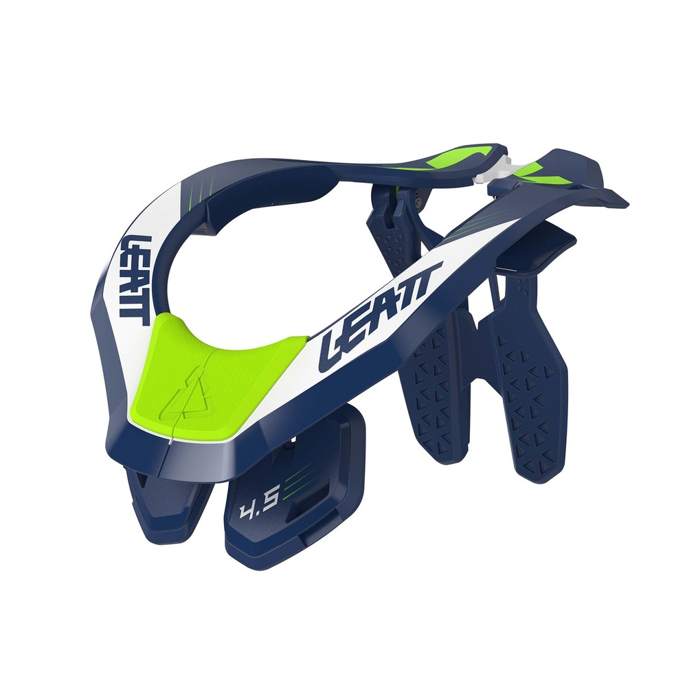 LEATT 4.5 Motorcycle Neck Protector Blue White CE Certified