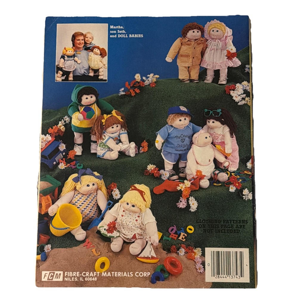Doll Baby Pattern Book and Cabbage Patch Kids Designer Clothes Pattern Lot