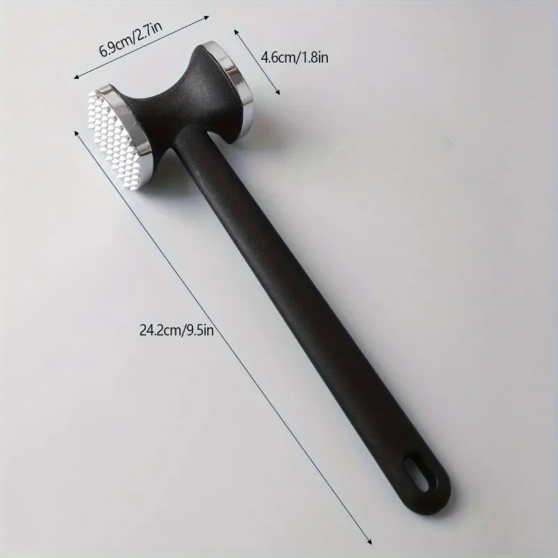 8.9-inch Double-Sided Stainless Steel Meat Tenderizer Steak Hammer