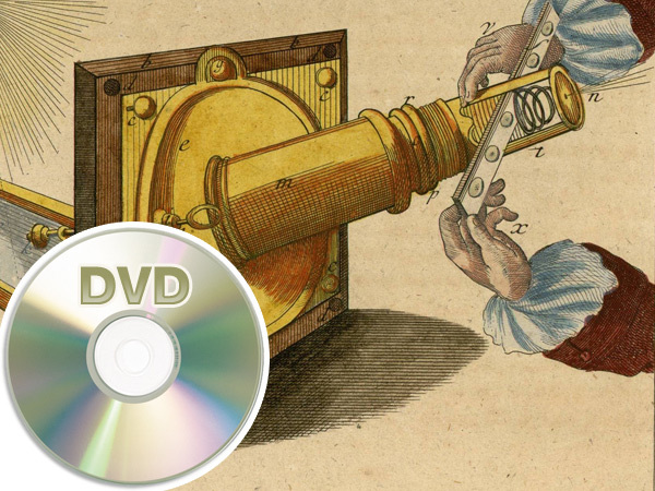 Curious antique books - MICROSCOPE - great plates - DVD