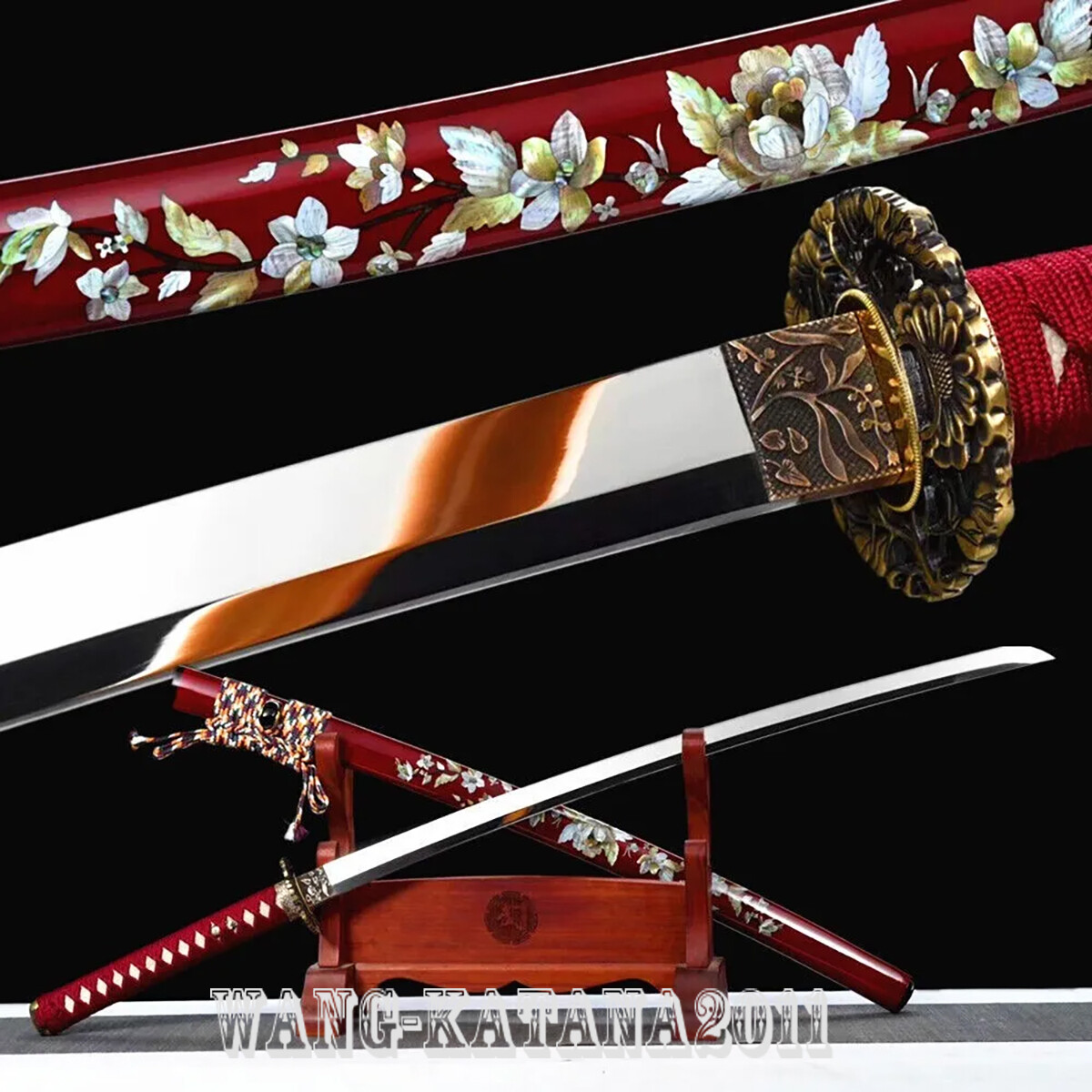 Authentic Handmade Japanese Samurai Katana Sharp Sword High Carbon Steel Blade