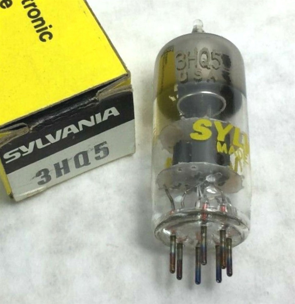 3HQ5 TUBE SYLVANIA TESTED & BOXED VINTAGE SURPLUS