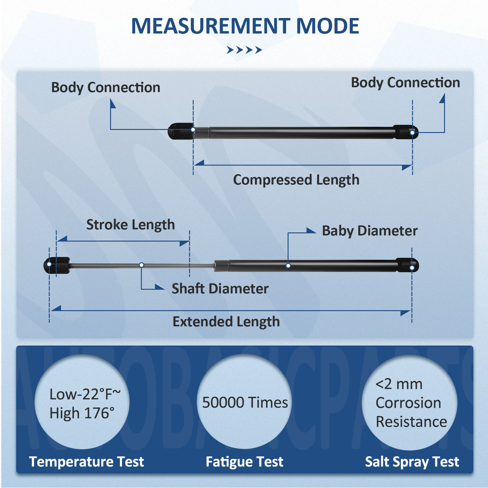 For 2008-2012 Ford Escape Qty 2 Rear Window Glass Lift Supports Shocks Struts