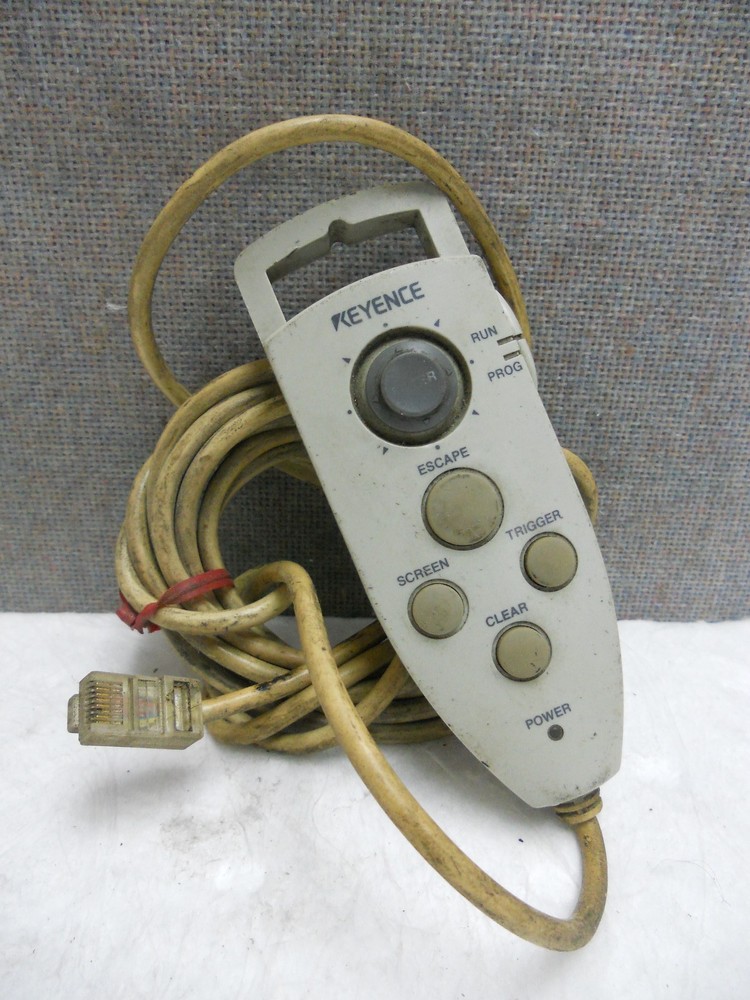 KEYENCE TEACH PENDANT HANDHELD OPERATOR FOR CAMERA USED