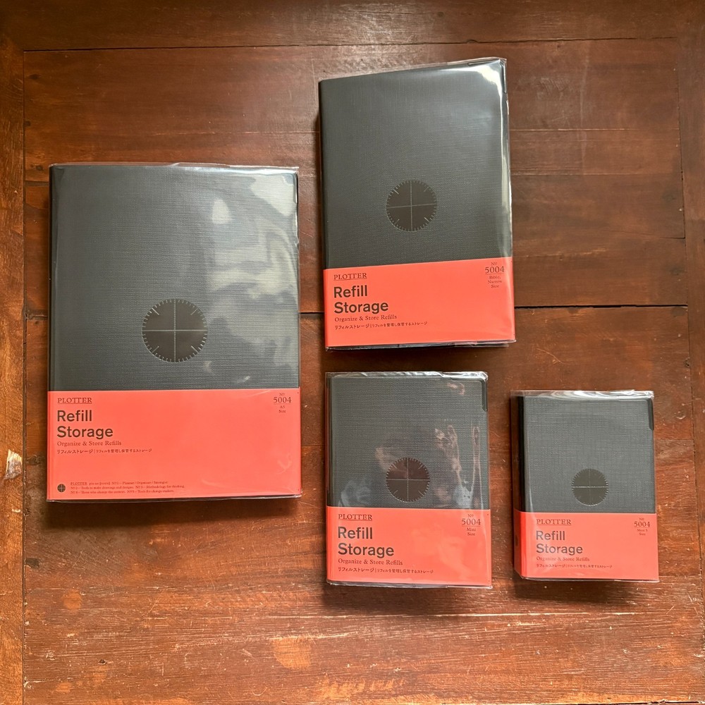 PLOTTER 5004 Refill Storage Mini size 6-hole ring 20mm diameter