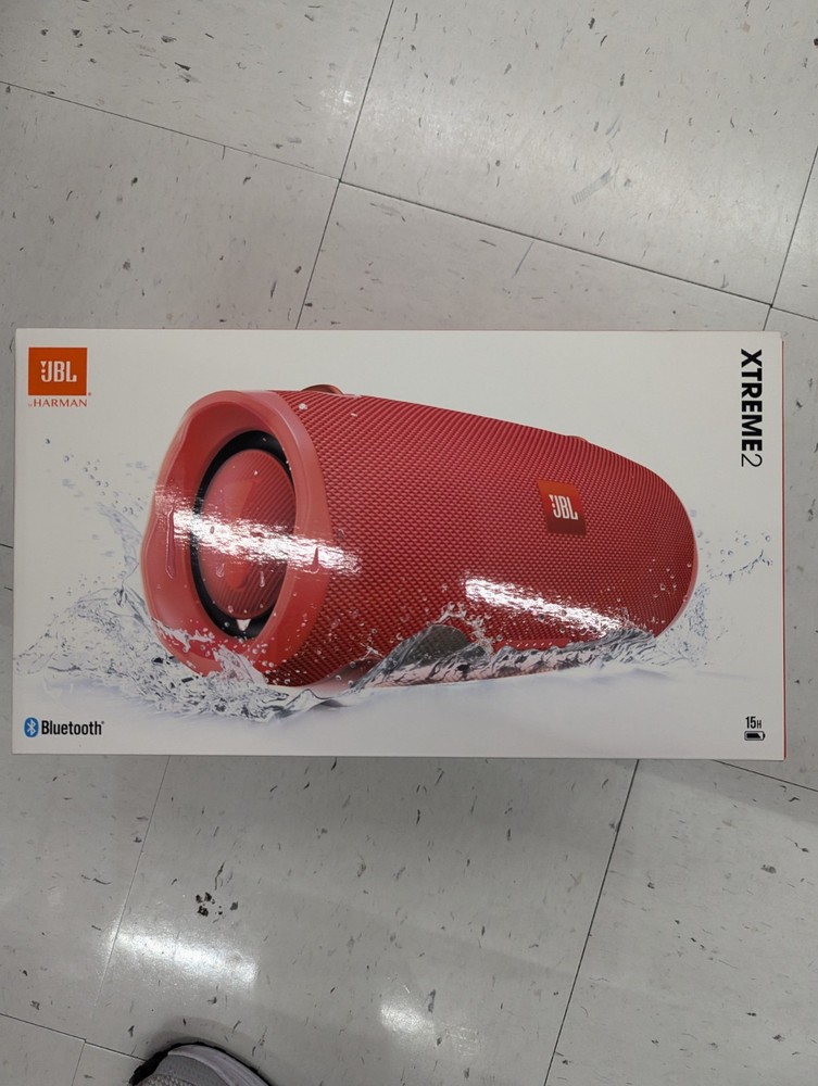 JBL Xtreme 2 Portable Wireless Bluetooth Speaker Red, Waterproof