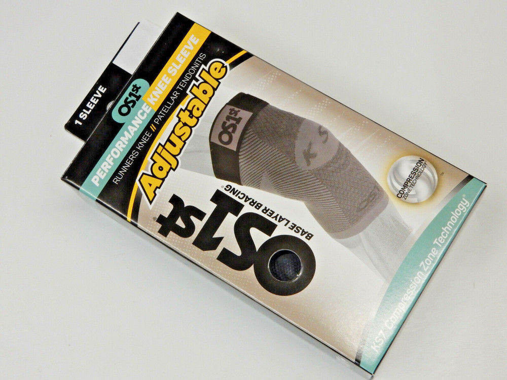 OS1st KS7+ Adjustable Performance Knee Sleeve Grey M