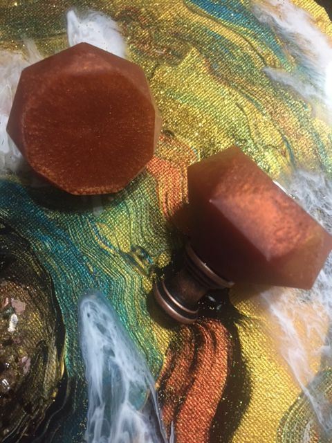 Knob or Pull Making Base - Antique Copper - 16x16mm