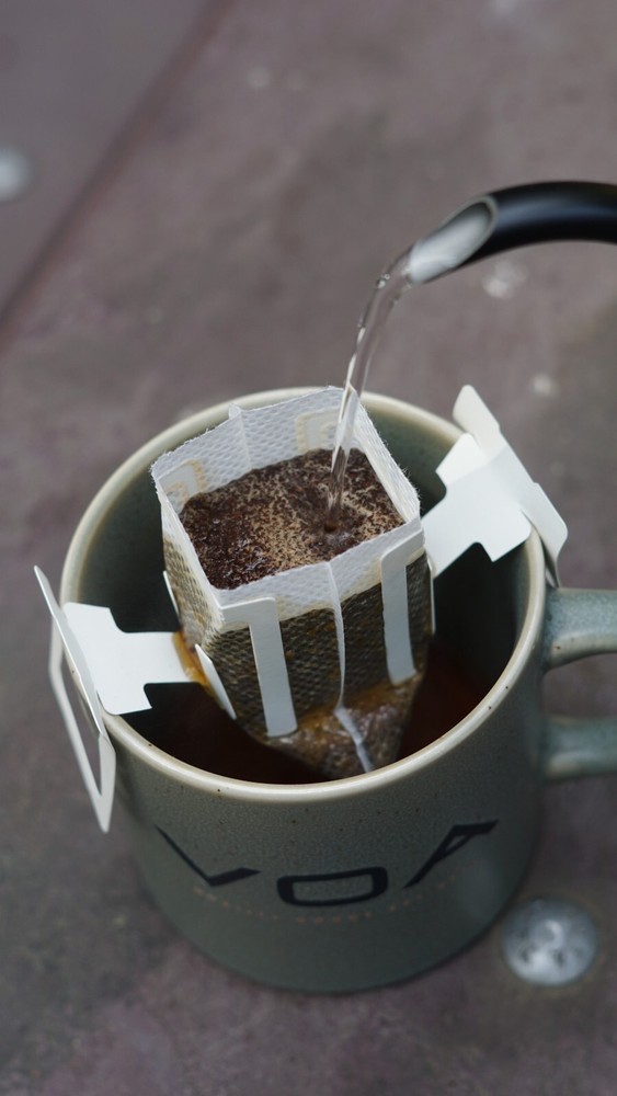 VOA Coffee, Single-Serve Pour Over, Medium Roast, 4 Count (Coffee for camping)