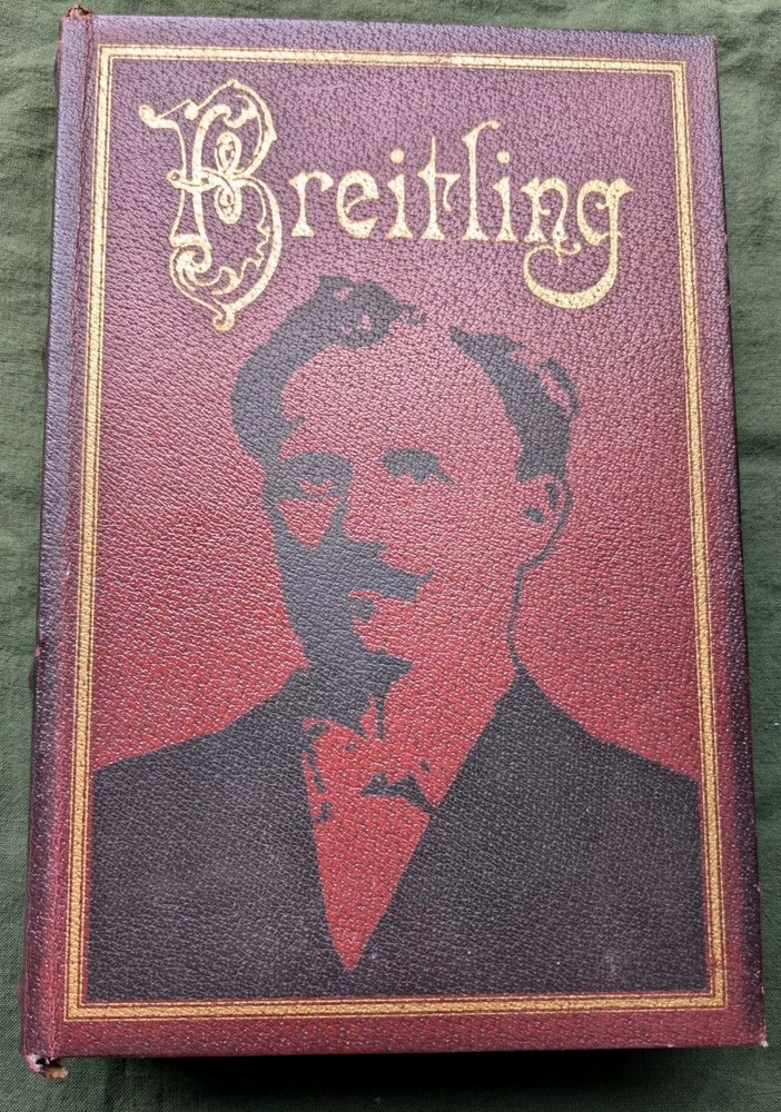 Breitling Book Safe Lock Box (Broken Lock, No Key)