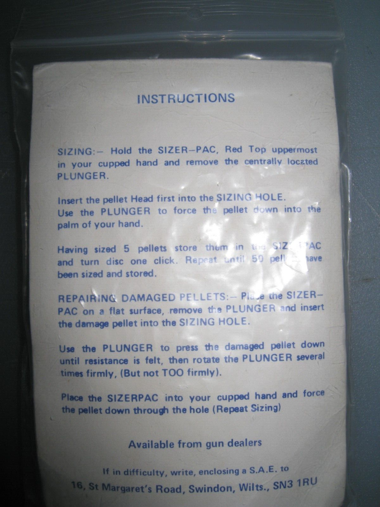 .177 Pellet SizerPac