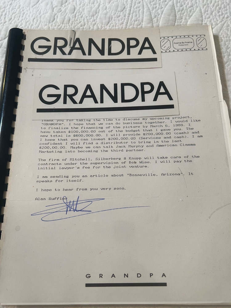 Grandpa Movie Script  Screenplay