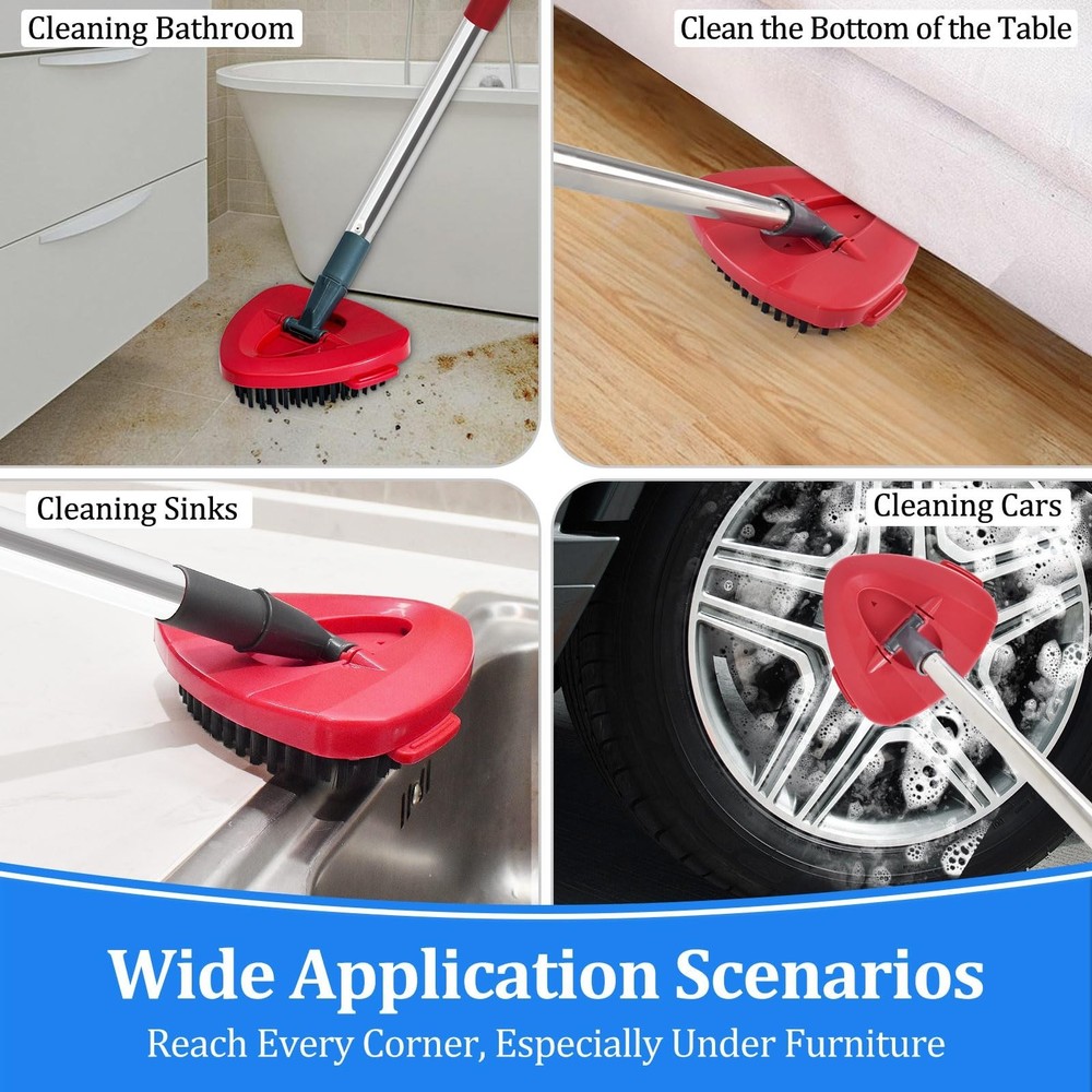 Mop Handle for Ocedar, Spin Mop Handle Replacement for O Cedar, 4 Section 30"...