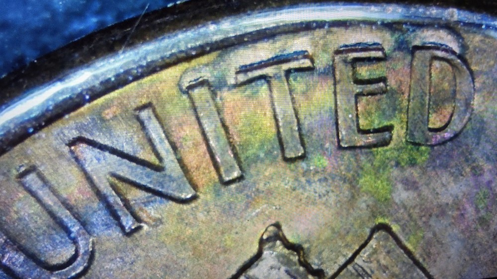 1987 D One cent penny Errors 🔥Slight Toning🔥 BU.