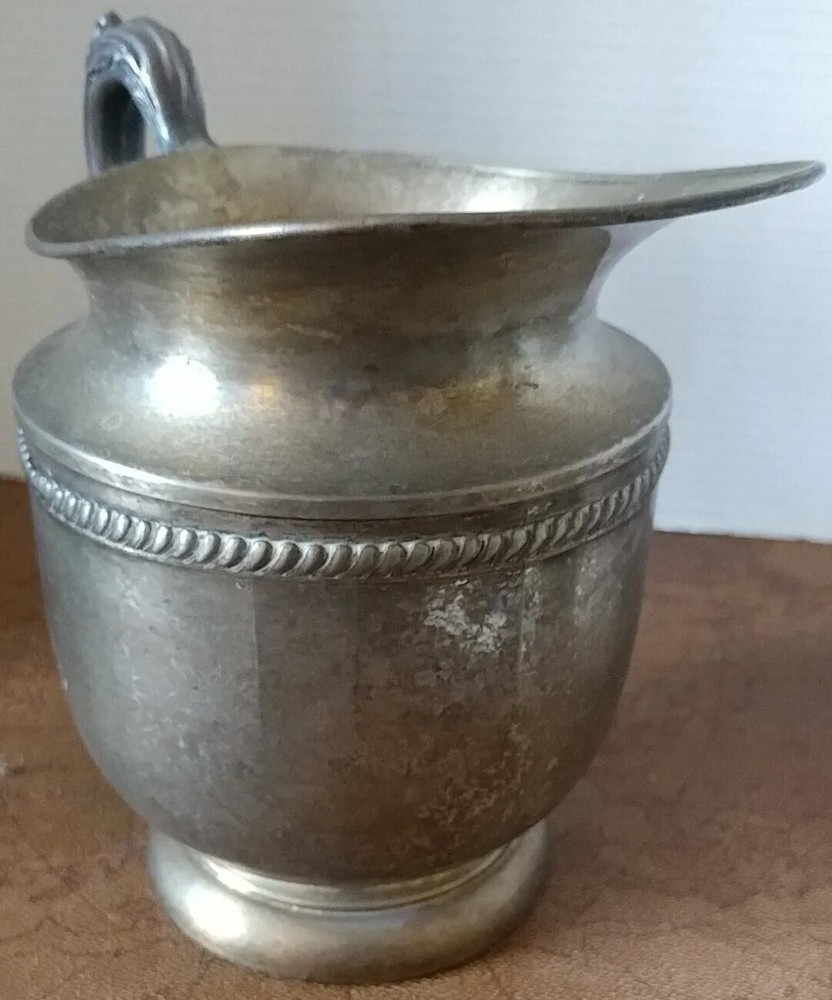 MRR English Silver Co. #61 Silver Plate Carafe Water Pitcher