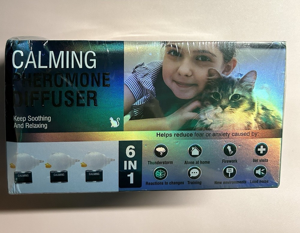 CALMING PHEROMONE DIFFUSER Keep Soothing and relaxing. 6 in 1. New