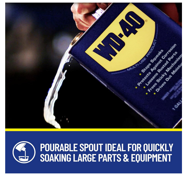 WD-40 Original Formula, Multi-Use Product, One Gallon