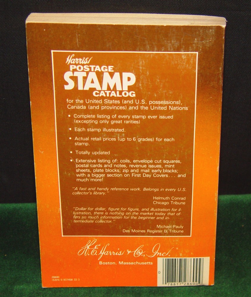 Harris Illustrated Postage Stamp Catalog for US, Canada & UN Summer 1983