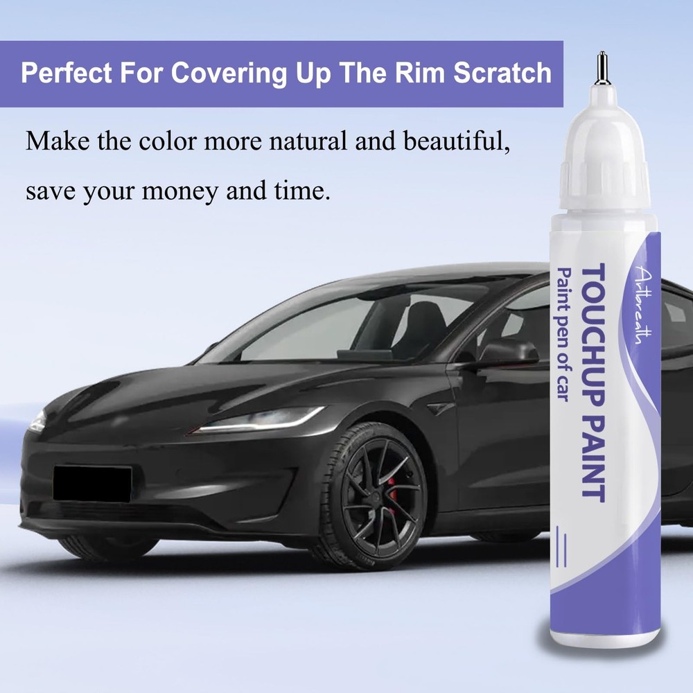 Solid Black (PBSB) Touch Up Paint for Tesla-Exact Match–Chips and Nicks Touch...