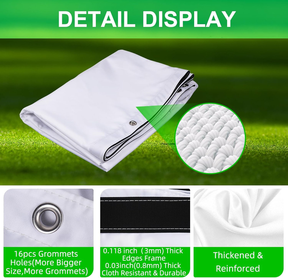 Golf Impact Screen,Easy to Install and Thicker Golf Simulator Impact Screen with