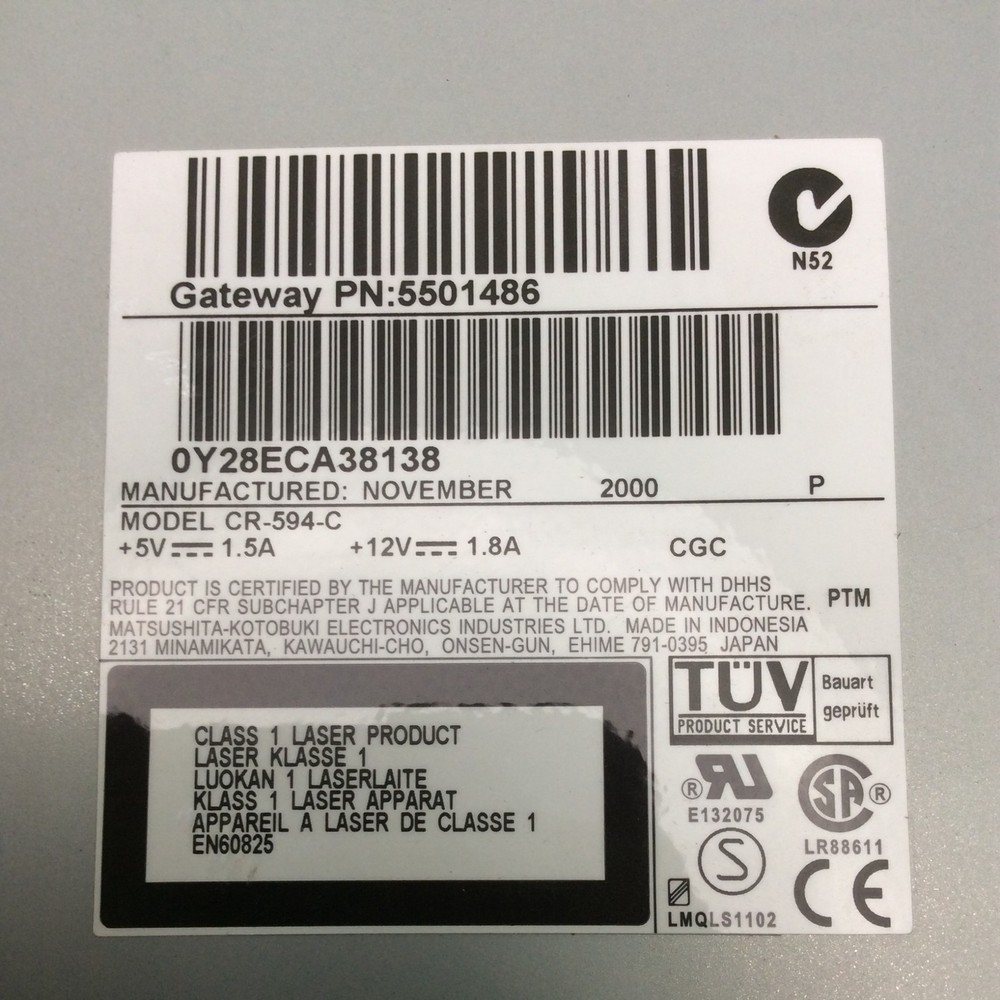 5001486 Optical Disc Drive