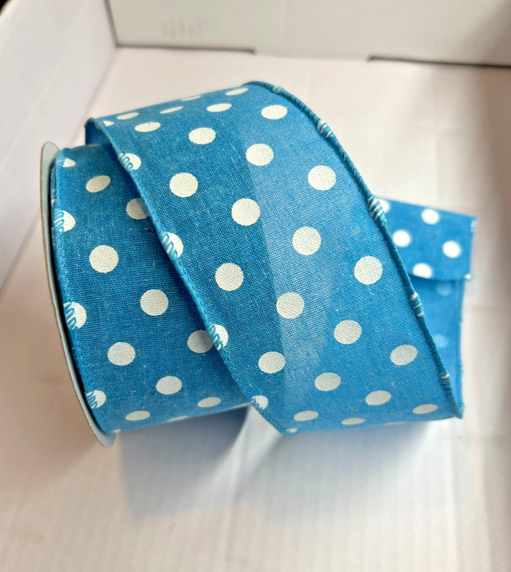 Cheerful Spring Multi-Color Wired Ribbon - 10 Yards