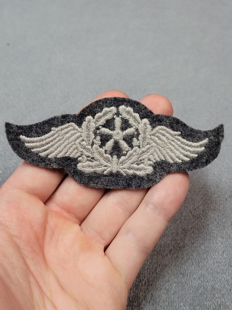 German WW2 Luftwaffe Flight Technical Personnel Mechanics Trade Patch Bring Back