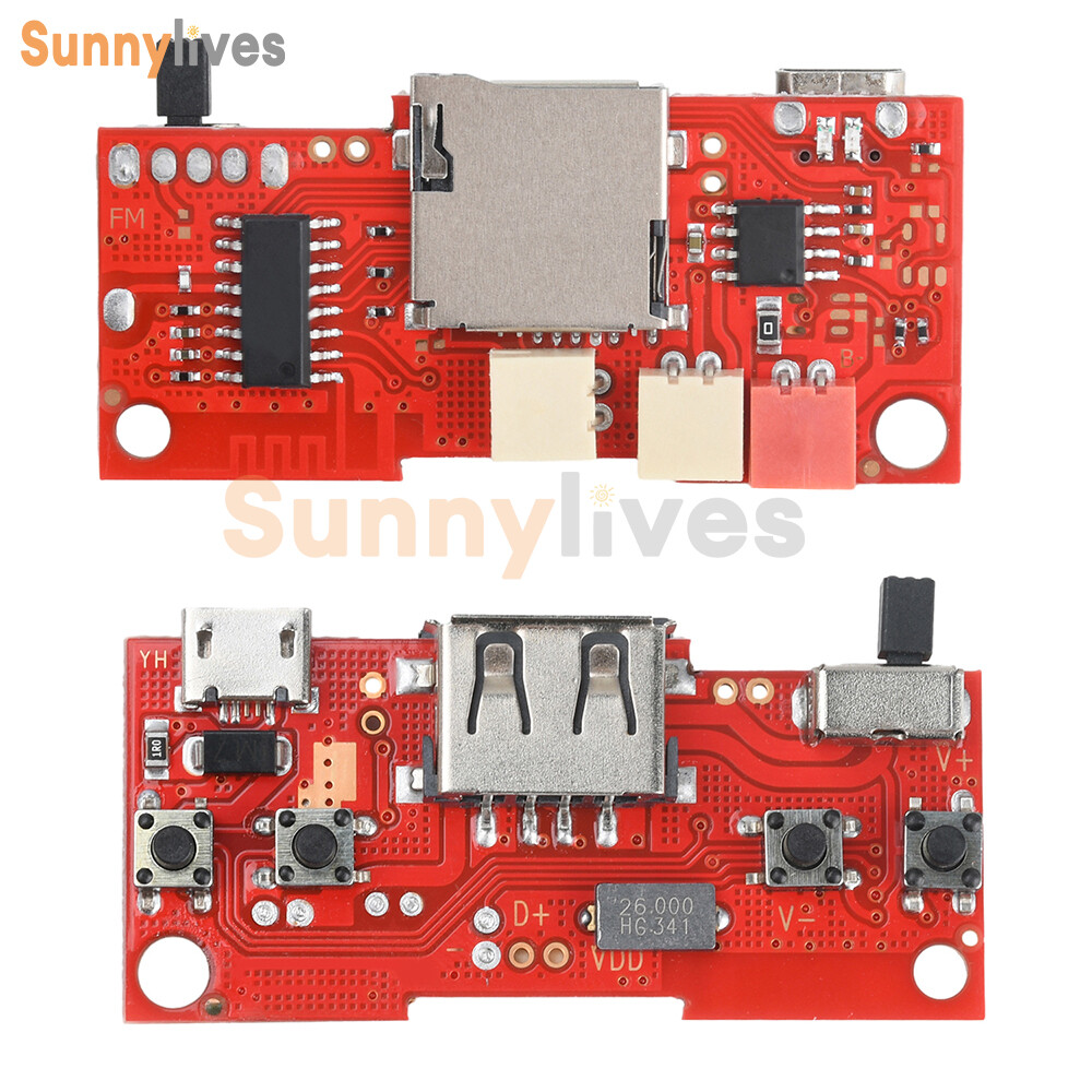 Multi-function Bluetooth Audio Amplifier Board DC 5V Audio Decoding Board Module