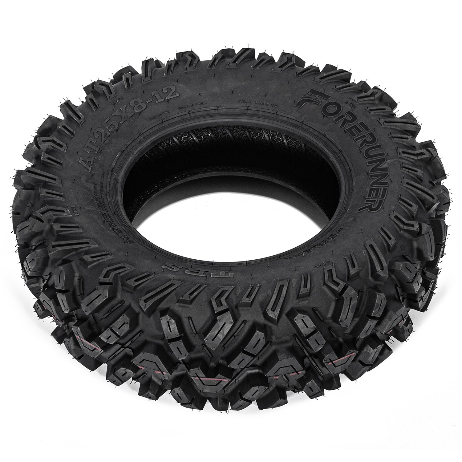 25x8-12 Set of 2 ATV Tires 6Ply 25x8x12 UTV Tires 25 8 12 All Terrain Tyres 25"