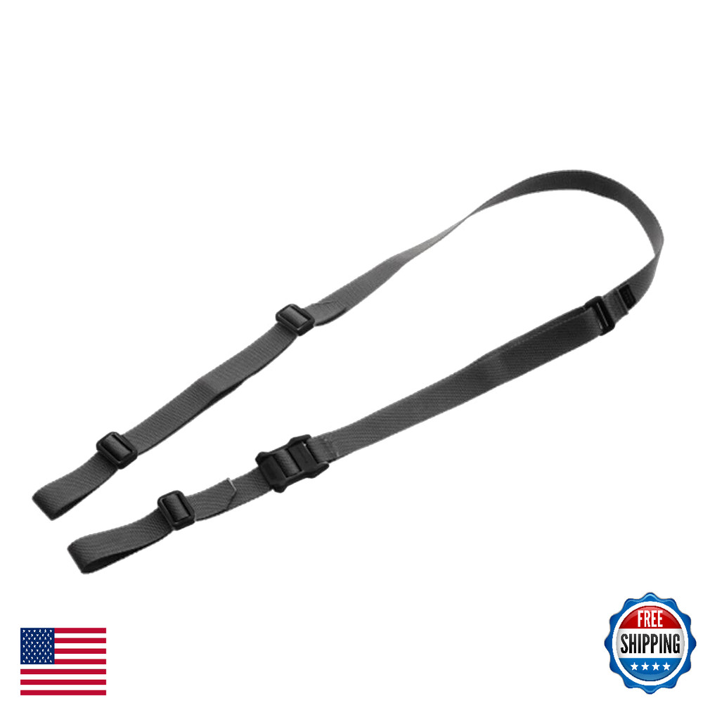 Magpul MS1 Lite Two-Point Quick-Adjust Sling, Gray - Compact, Durable