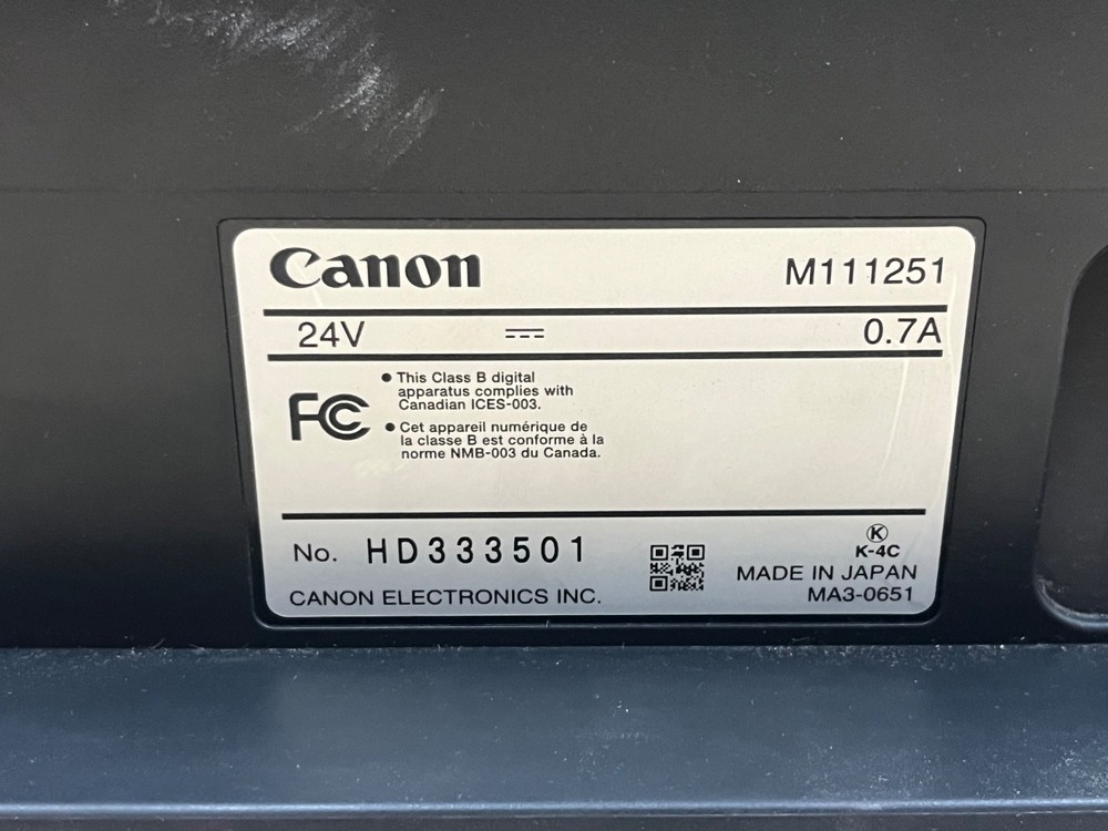 Canon imageFORMULA DR-C240 M111251 Document Desktop Scanner