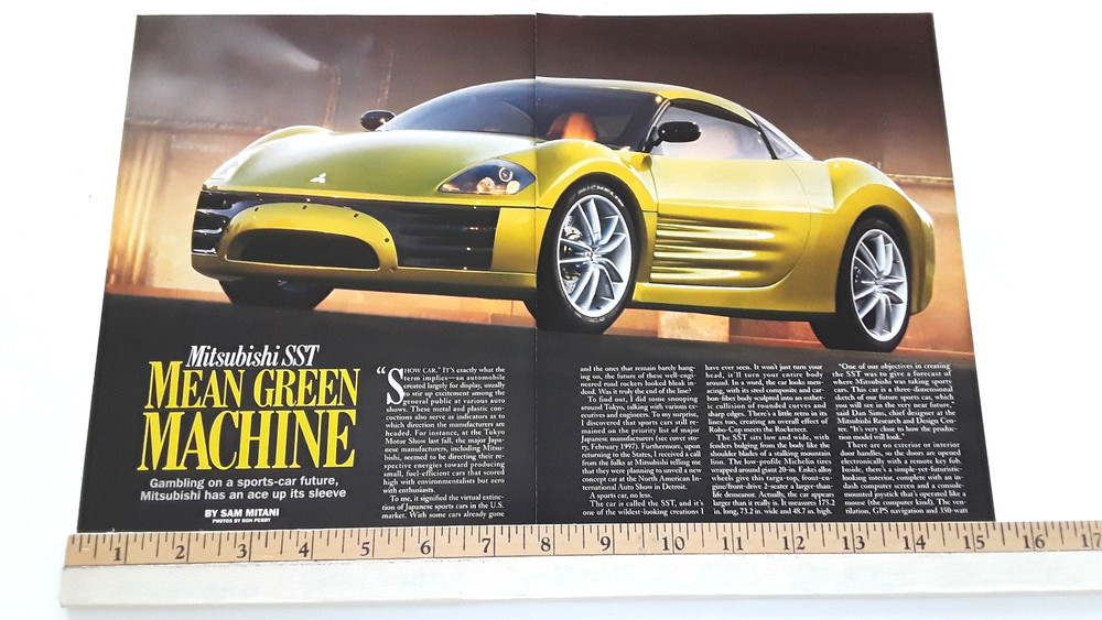 MITSUBISHI SST CONCEPT CAR ORIGINAL 1998 ARTICLE