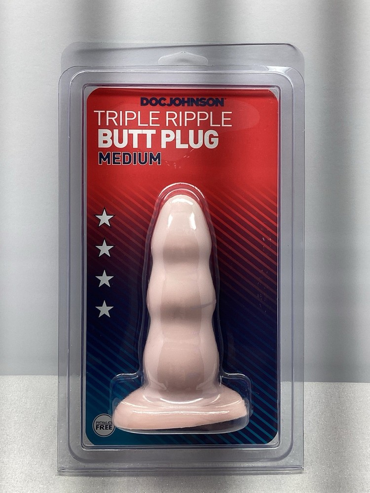 Doc Johnson Triple Ripple Butt Plug