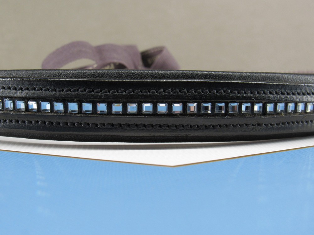Custom Browband : Subtle Shimmer - Tiny Crystals
