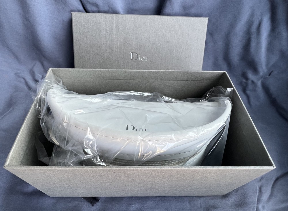 Brand New - Dior Leather Clam Shell Eye & Sunglass Case + Microfiber Soft Case