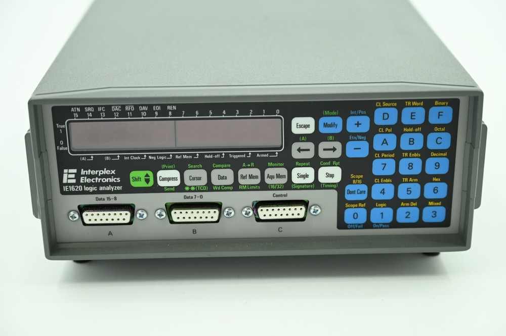 Interplex Electronics Logic Analyzer Model IE1620 LA-160 Type B LR64