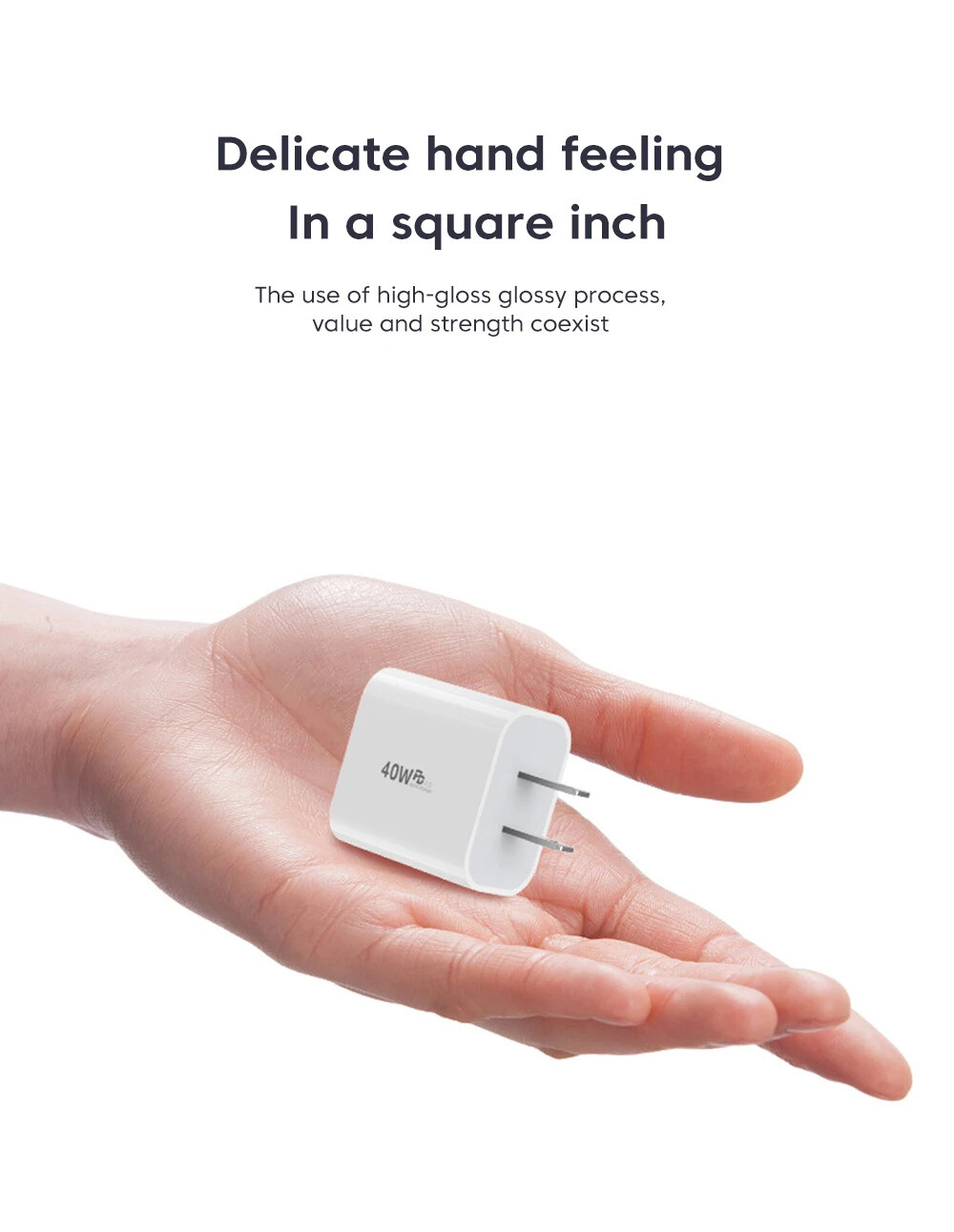 40W USB C Wall Charger Block Type C Fast Charging Cube Brick Box For iPhone Lot