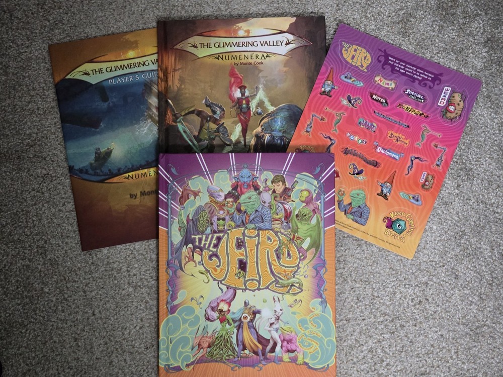 The Weird Rpg Numenera Monte Cook Kickstarter Bundle