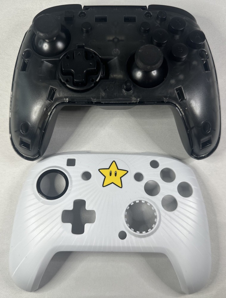 PDP Nintendo Switch Faceoff Wired Pro Controller Super Mario Star White 500-069