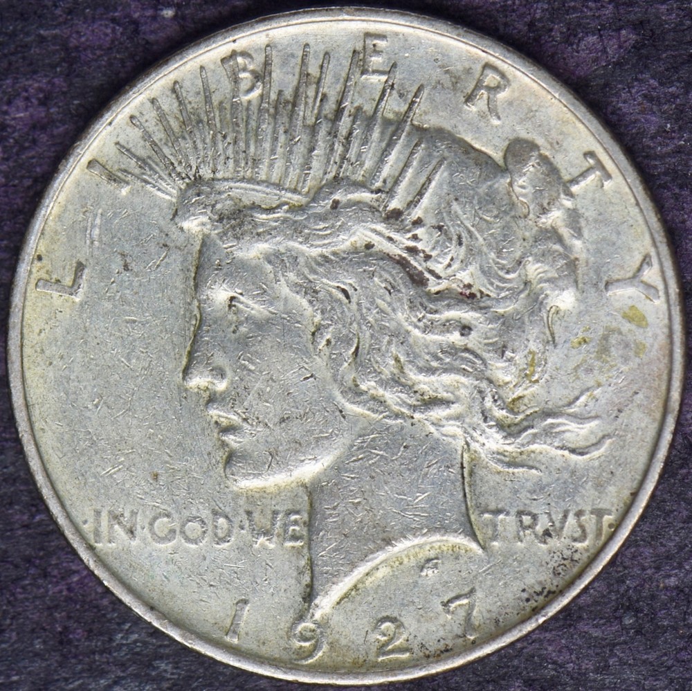 1927-D Peace Silver Dollar - ✪COINGIANTS✪