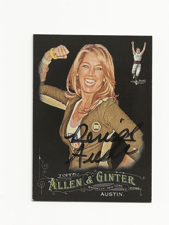 DENISE    AUSTIN      AUTOGRAPHED    CARD