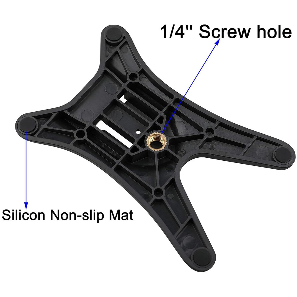 5 Pack 1/4" Tripod Thread Camera Flash Stand Speedlight Hot Shoe Mount Stand