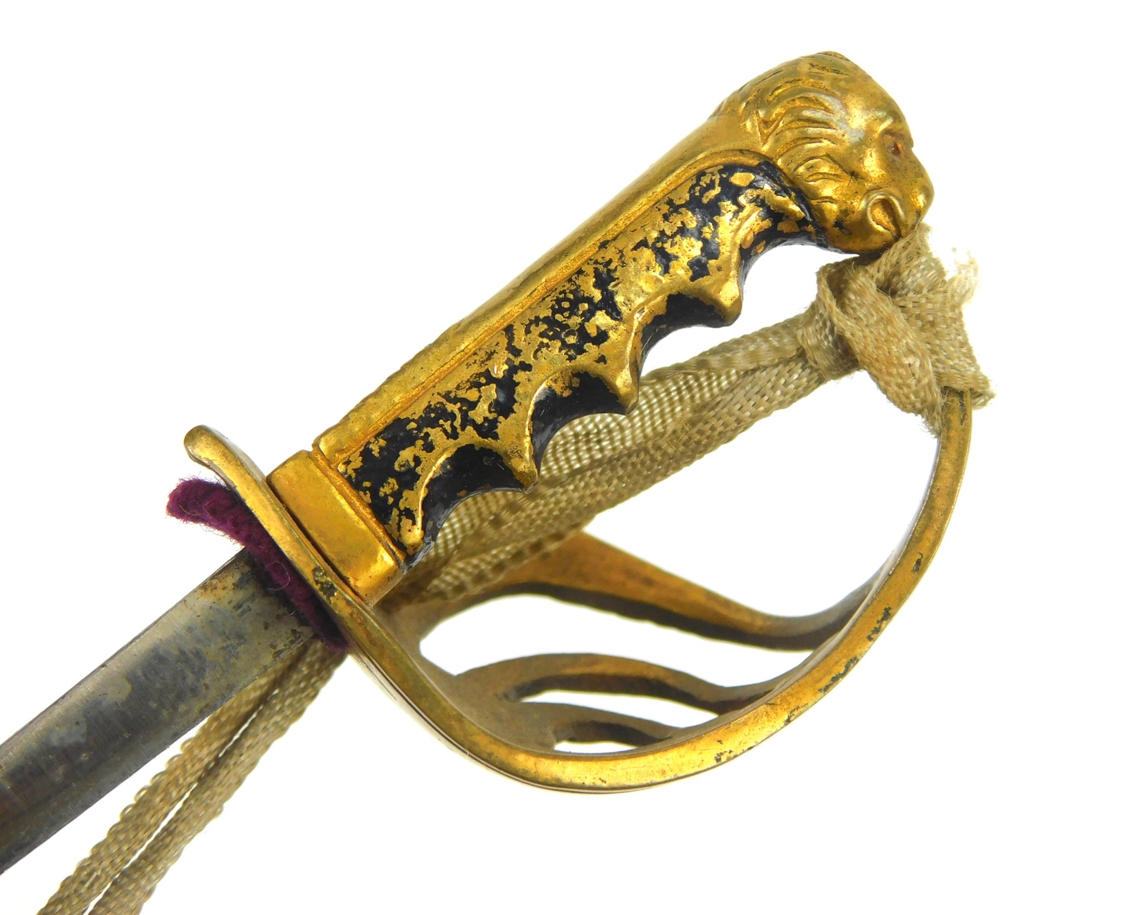 German Germany WW1 Miniature Sword & Scabbard Letter Opener Military Decor C