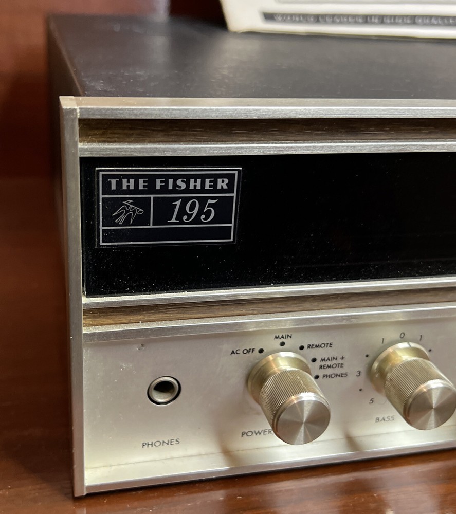 The Fisher 195 STEREO Solid State AM/FM Receiver