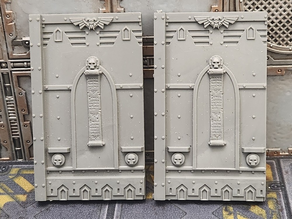 Warhammer 40K Imperial City Devotion Wall (2), Plastic